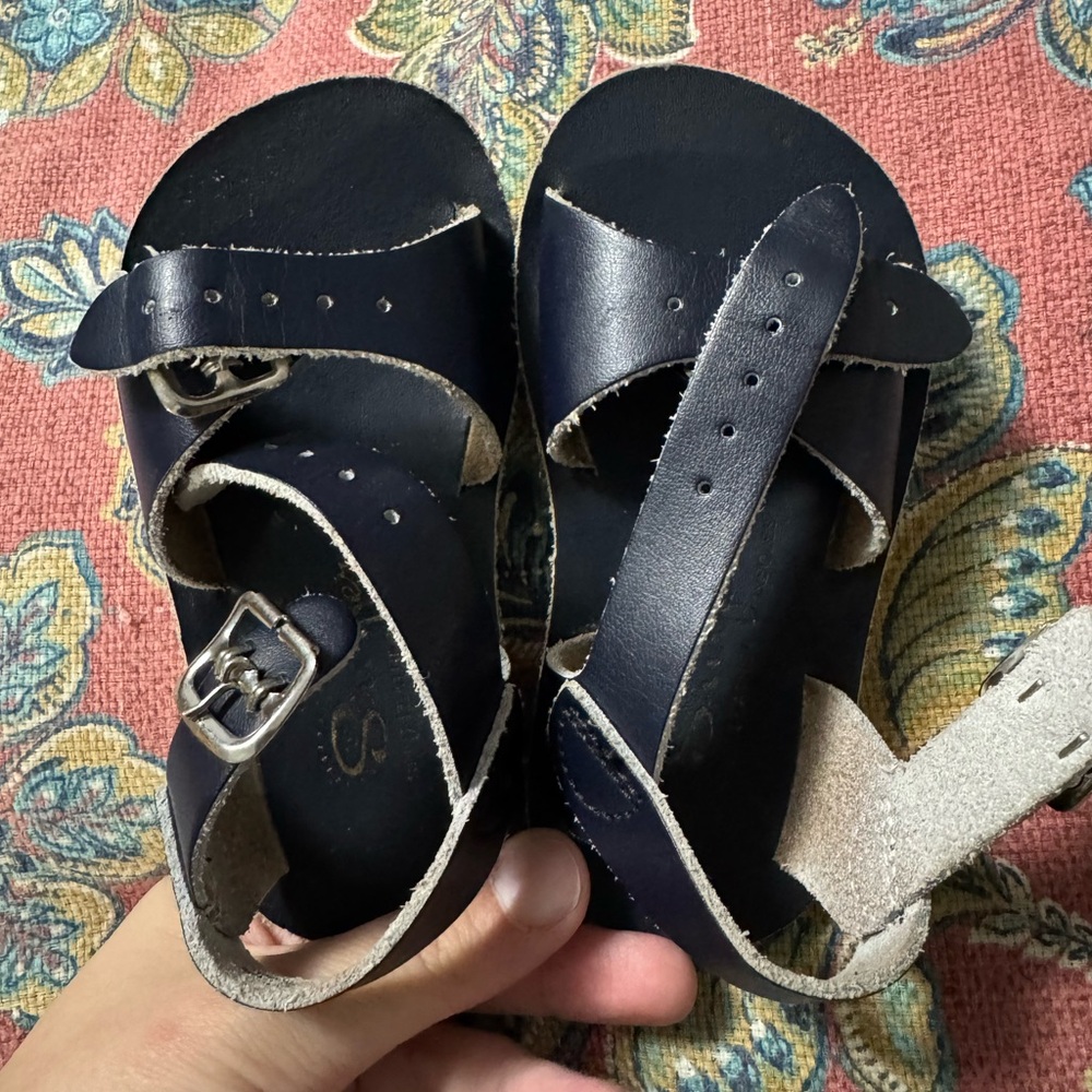 Navy Sun San Baby/Toddler Sandals